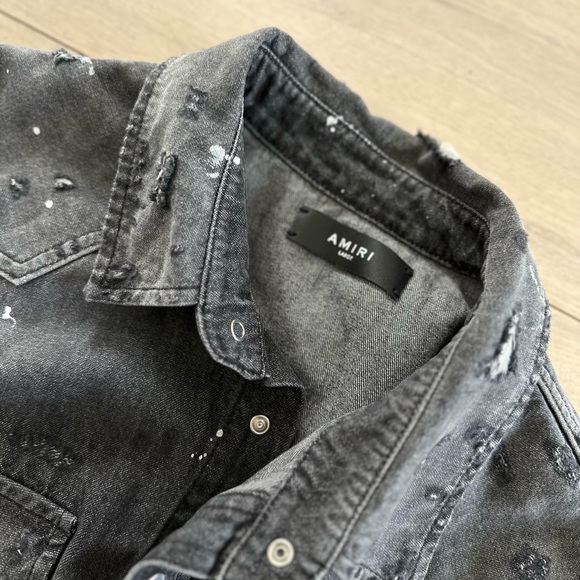 Ameri distressed button up - Picture 5 of 5